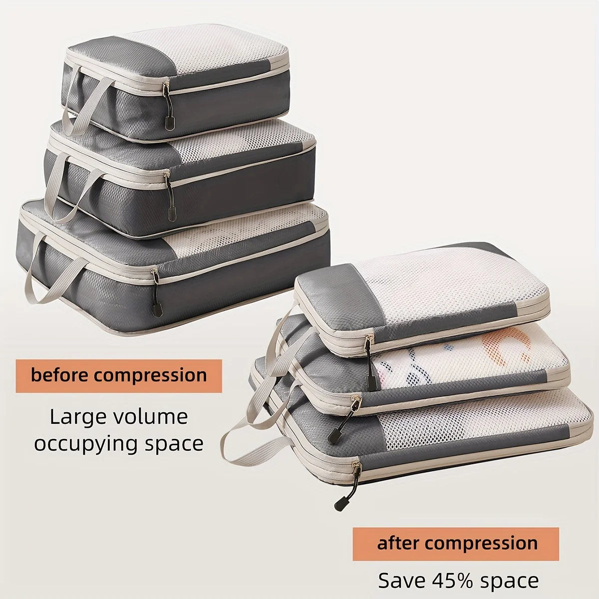 3-Piece Compression Packing Cubes product image