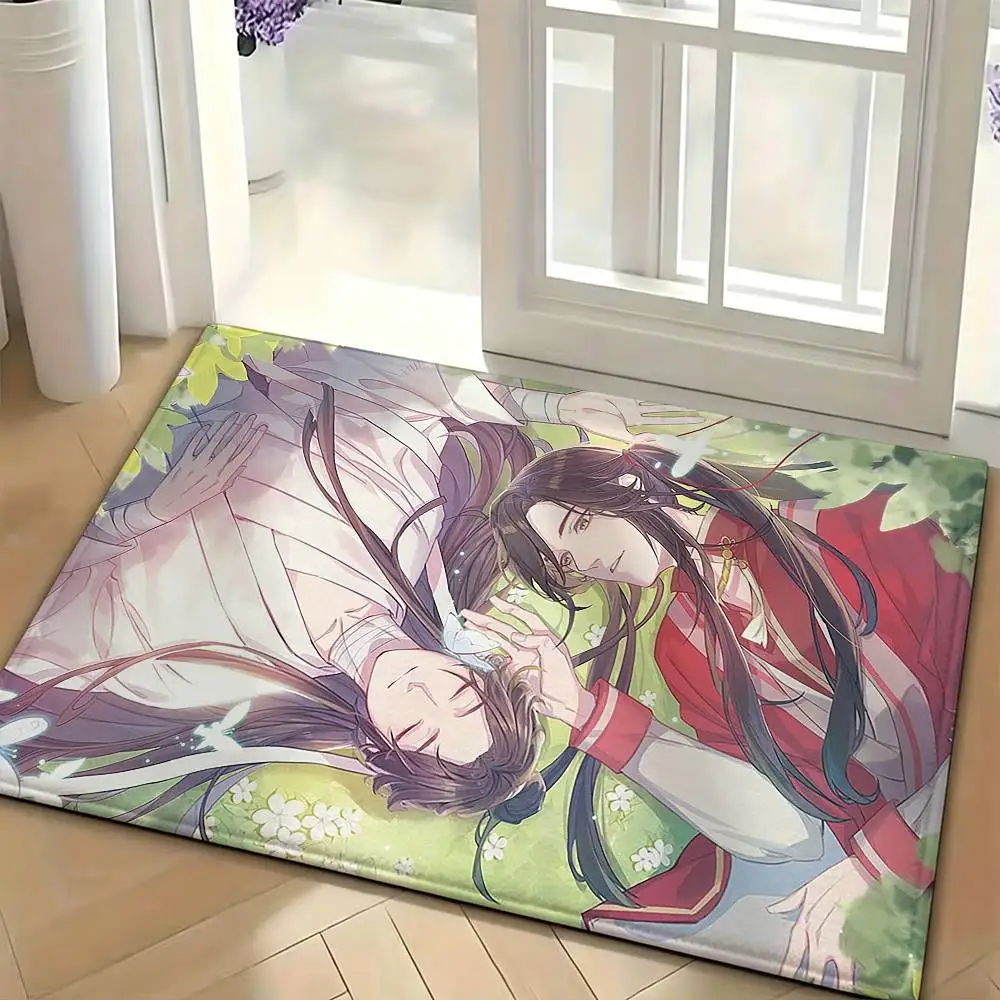 H-Heaven O-Officials B-Blessing Floor Mat Soft Non Slip for Entry Door Bathroom Indoor Home Decorative Carpet