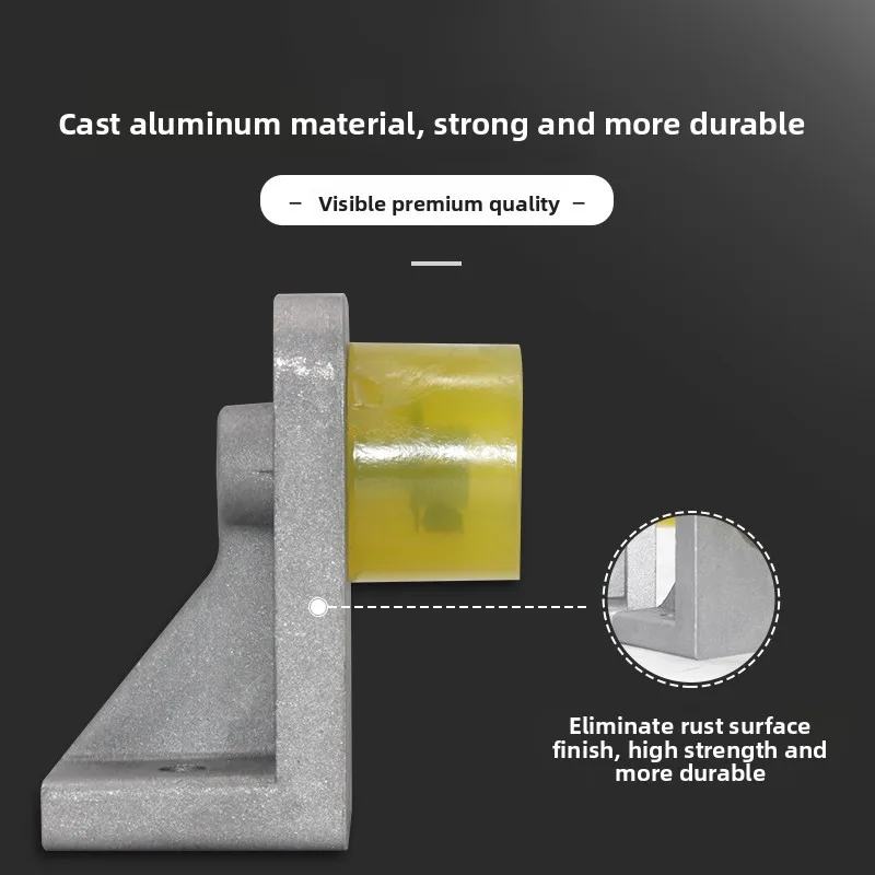 Limit Block Limit Post Impact-Resistant Cast Aluminum Bumper, Rubber for Cutting Machine Woodworking Stone engraving machine
