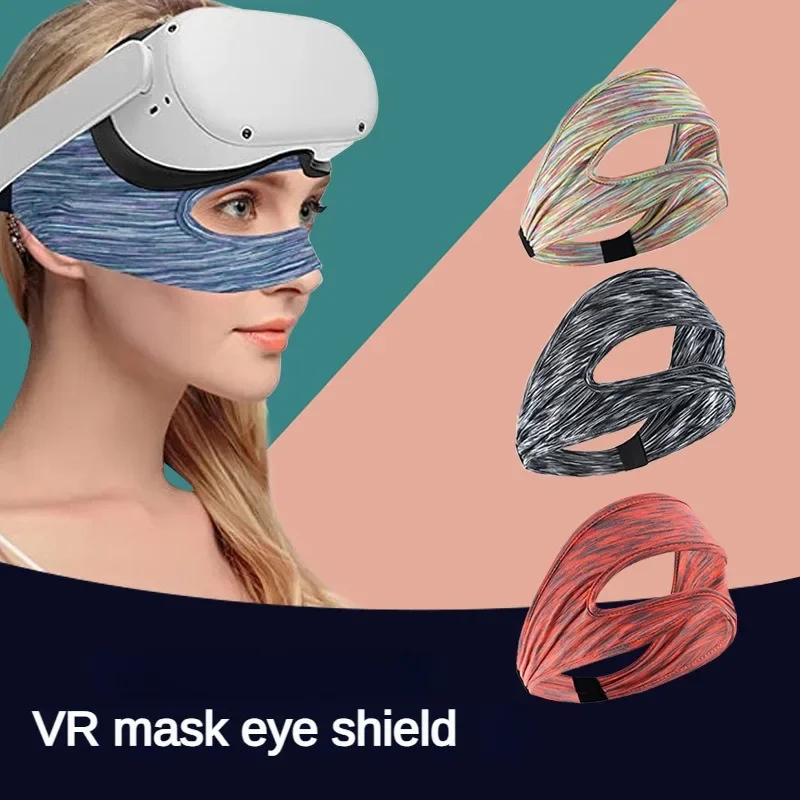 

For Meta Oculus Quest 2/3/3S VR Accessories Eye Mask Cover VR Headset Accessories Fiber Cloth Sweat Breathable Eye Cover