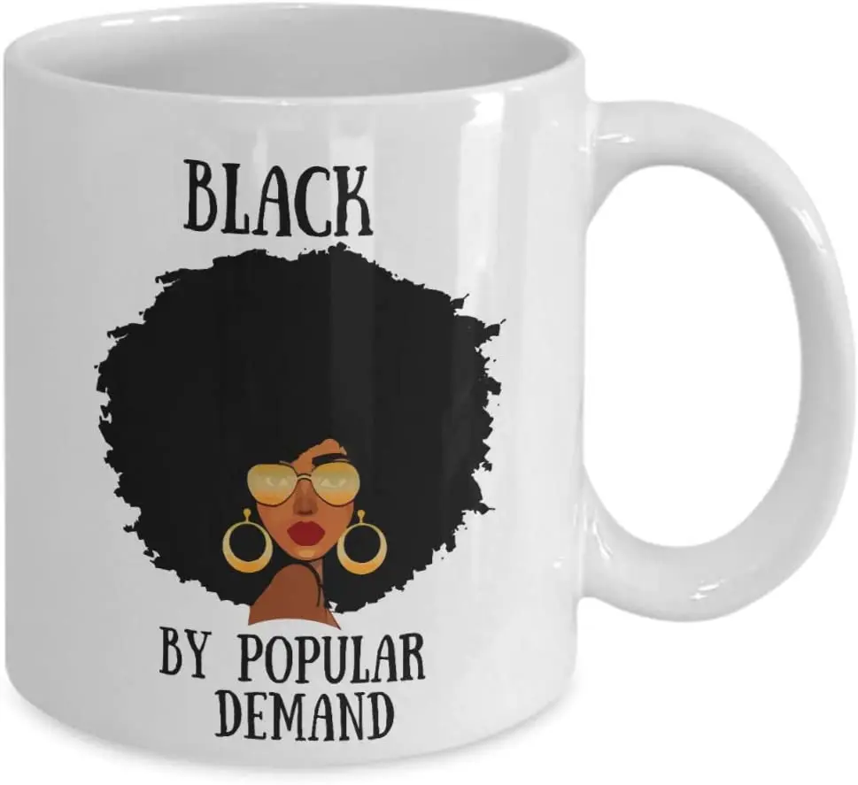 Inspirational Mother's Day Coffee Cup Mom Birthday Thanksgiving Christmas Holiday Mugs African Women Afro Mom Girls Funny Cups