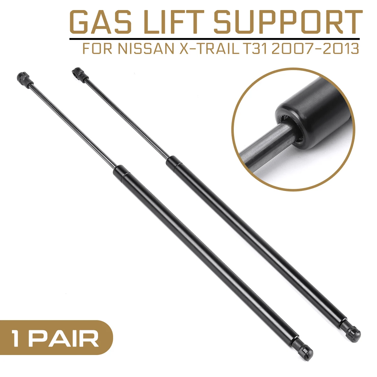 Rear Trunk Tailgate Boot Gas Spring Shock Lift Struts Support Rod Arm Bar for Nissan X-Trail T31 2007 2008 2009 2010-2013