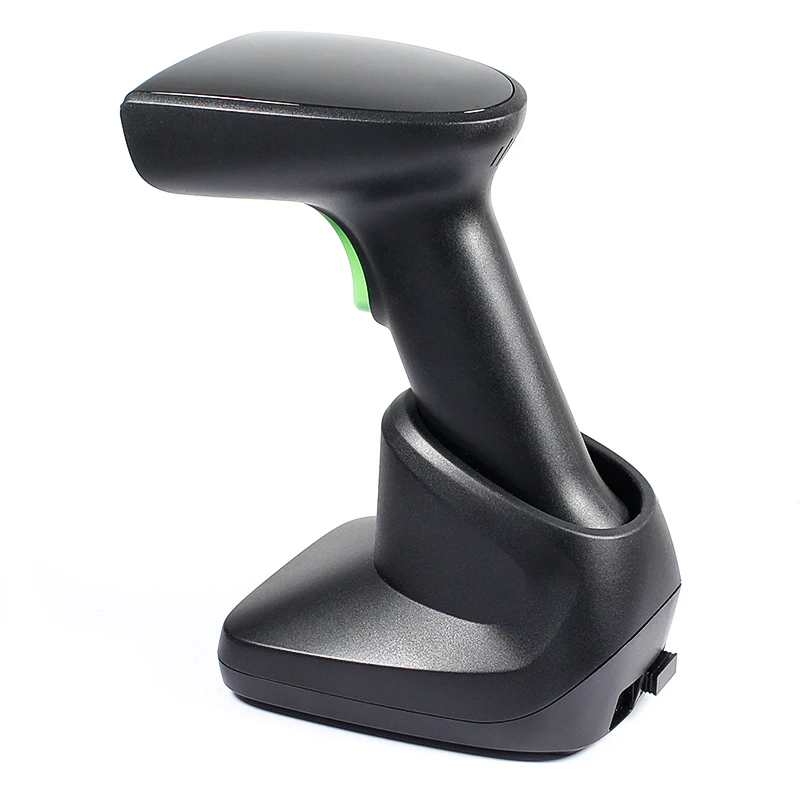 Pemindai Kode Batang Nirkabel Baterai Isi Ulang 1D/2D Pembaca Kode QR dengan Basis Pengisian Daya WHS-20