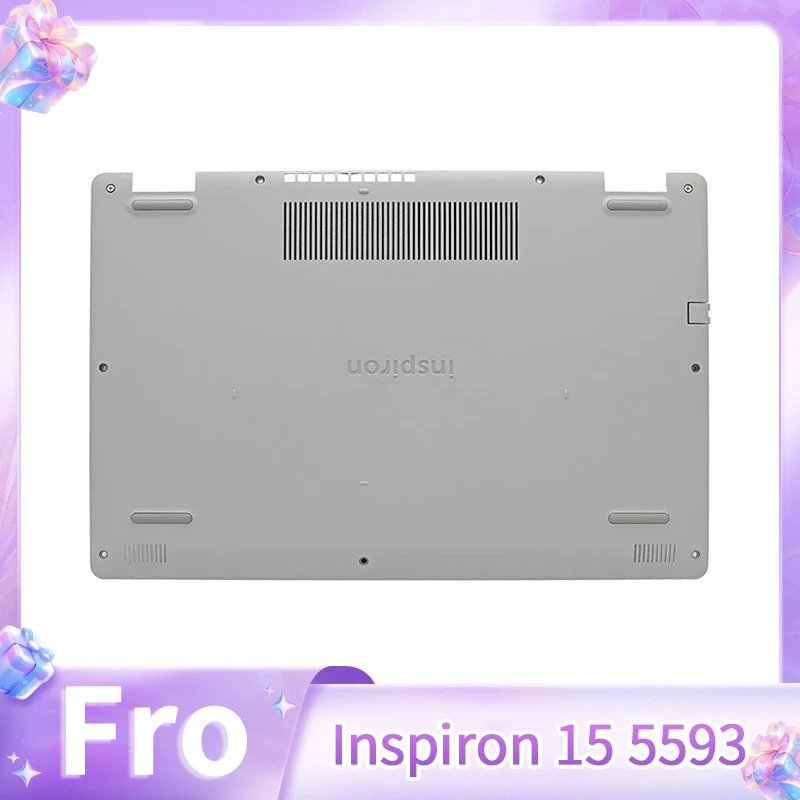 

Новая сменная крышка для ноутбука Inspiron 15 5593, нижний корпус, серебристый, 15.6 дюйма