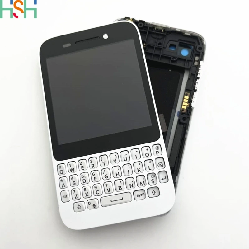 Full Housing New For BlackBerry Q5 LCD Display Touch Screen Digitizer+Bezel Frame+Keyboard+Battery Door Cover