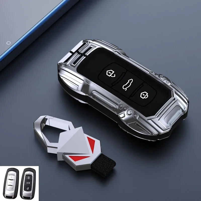 

Zinc Alloy Car Key Case For Geely Emgrand 7 GX3 Atlas GS NL3 Gili Emgrand 7 EX7 GT GC9 Smart Remote Key Cover Car Accessories