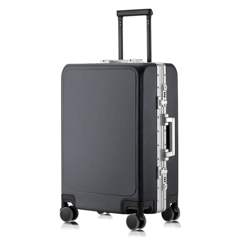 20/22/24/26/28 Inch Aluminium Frame Zakelijke Trolley Bagage Tas Lichtgewicht Bagage PC Student reiskoffers met Wielen