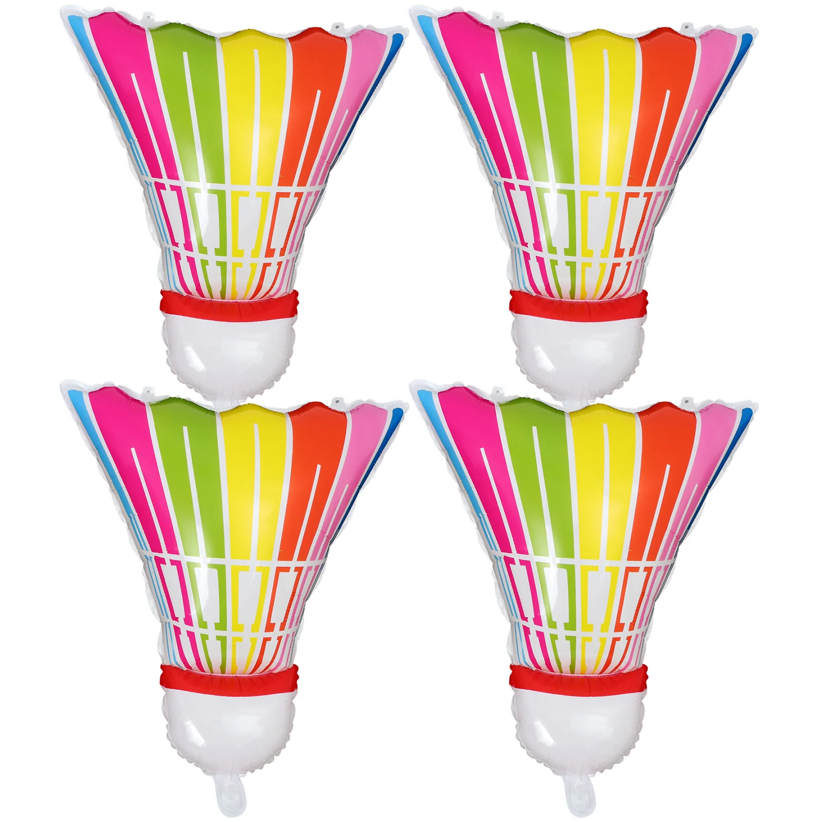 

4 Pcs Inflatable Badminton Festival Balloon Party Decorative Balloons Birthday Decoration Decorations