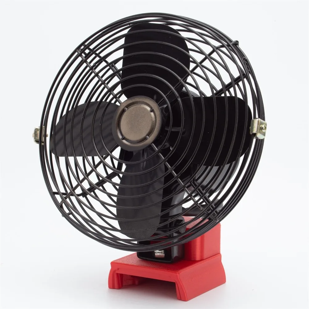 Imagem -06 - Ventilador Elétrico Recarregável para Milwaukee Interface de Íon de Lítio Ventilador Portátil Doméstico e Externo sem Bateria 20v