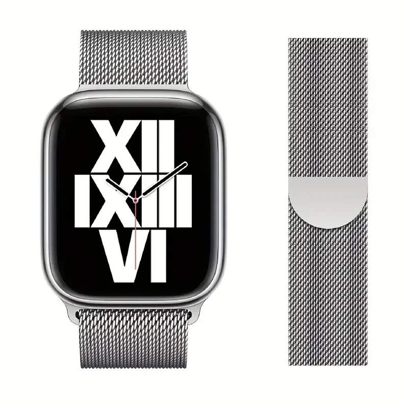 

Stainless Steel Milan Mesh Strap For Apple Watch Band 49mm 45mm 44mm 42mm 40mm 38mm For iwatch Serie Ultra Light Women Bracelet