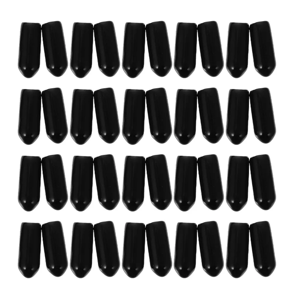 200Pcs Hair Band End Caps Rubber Headband Tips Longlasting Replacement Covers DIY Headband Ends for Hair Hoop Accessories