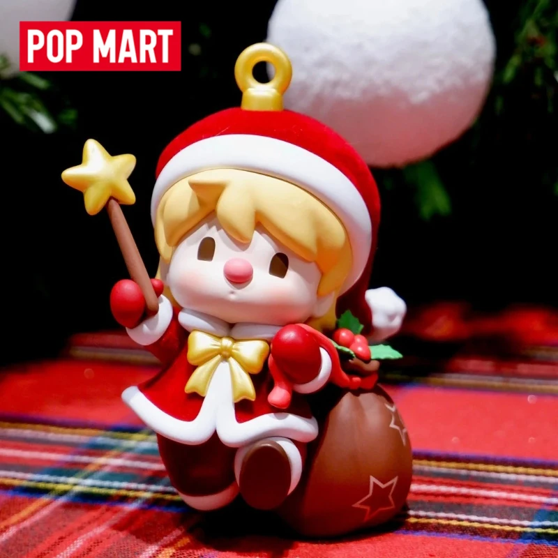 PopMart Sweet Bean Your Exclusive Holiday Blind Box Cute Anime Figure Pendant Ornament Collect Model Toy Surprise Christmas Gift