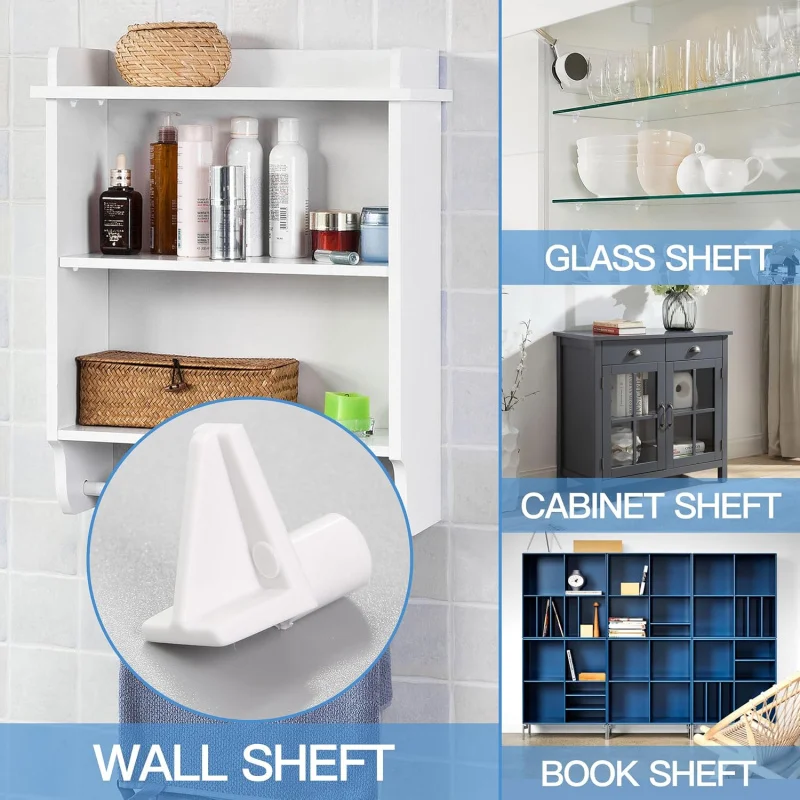 หมุดยึดชั้นวางสีขาว 20 ชิ้น, หมุดยึดชั้นวางพลาสติกขนาด 1/4 นิ้ว, หมุดยึดชั้นวางของ, คลิปยึดชั้นวางของ, หมุดยึดชั้นวางของ, ตู้หนังสือ, ห้องโดยสาร