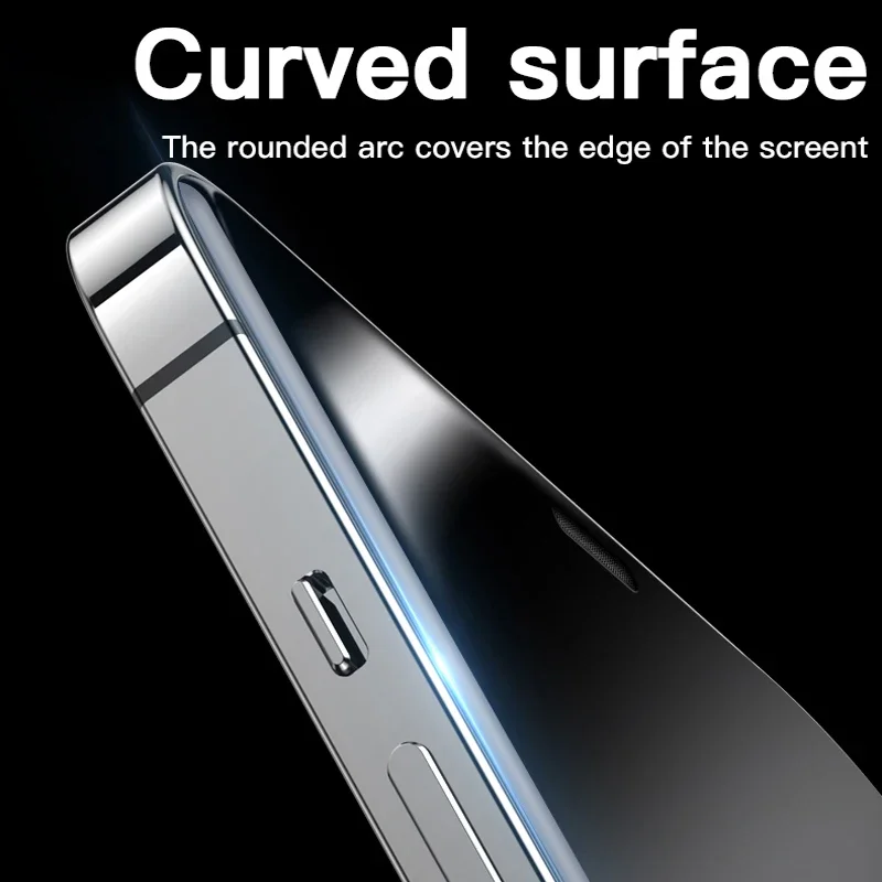 5 قطعة من الزجاج المقسى بالكامل لهاتف iPhone 13 15 16 14 11 12 Pro Max 13 واقي شاشة صغير لهاتف iPhone Xr X Xs 7 8 Plus SE 2020
