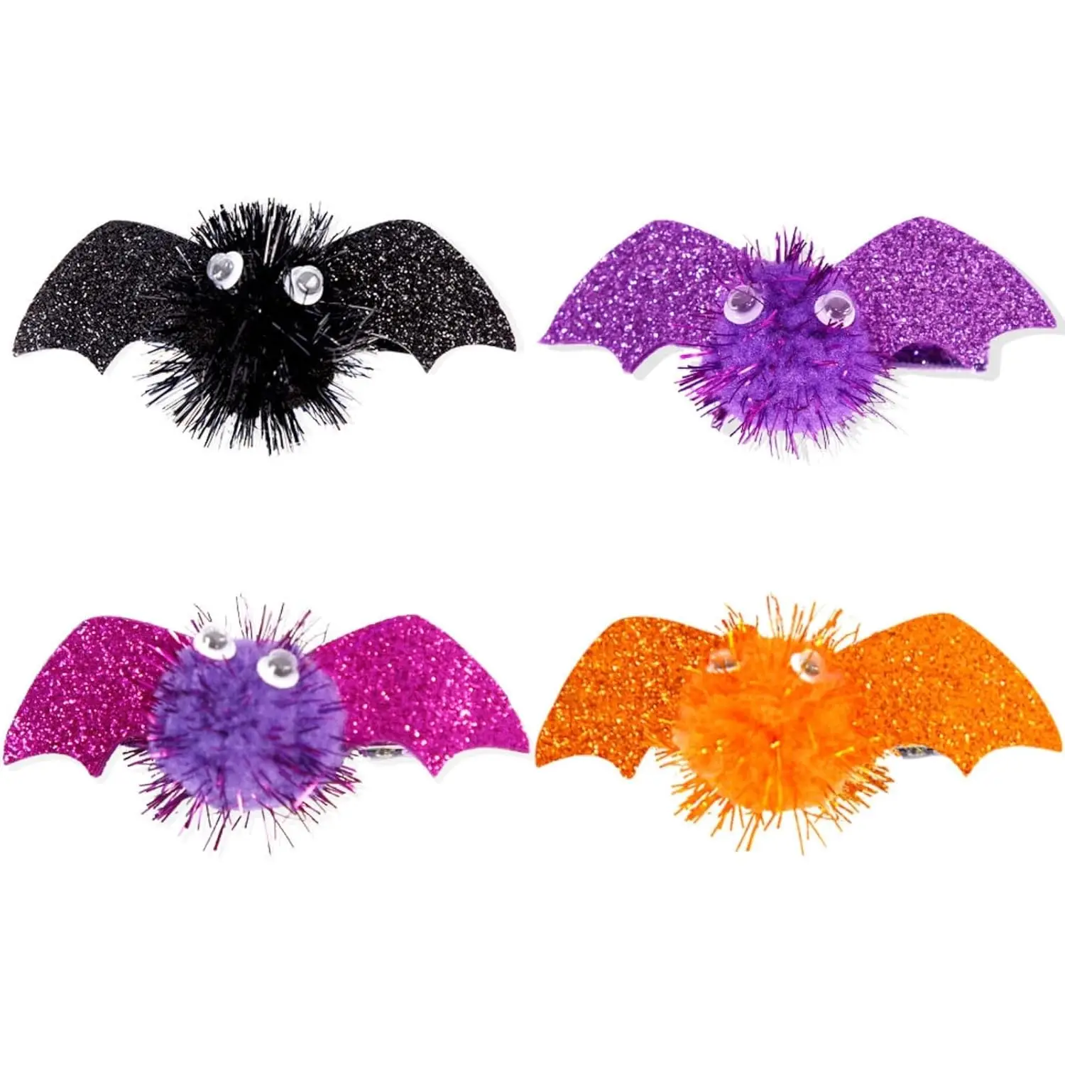 

Halloween Bat Hairpin Winged Bat Hair Clip Bangs Clips Theme Party Performance Headdress Devil Barrettes Cosplay Headwear