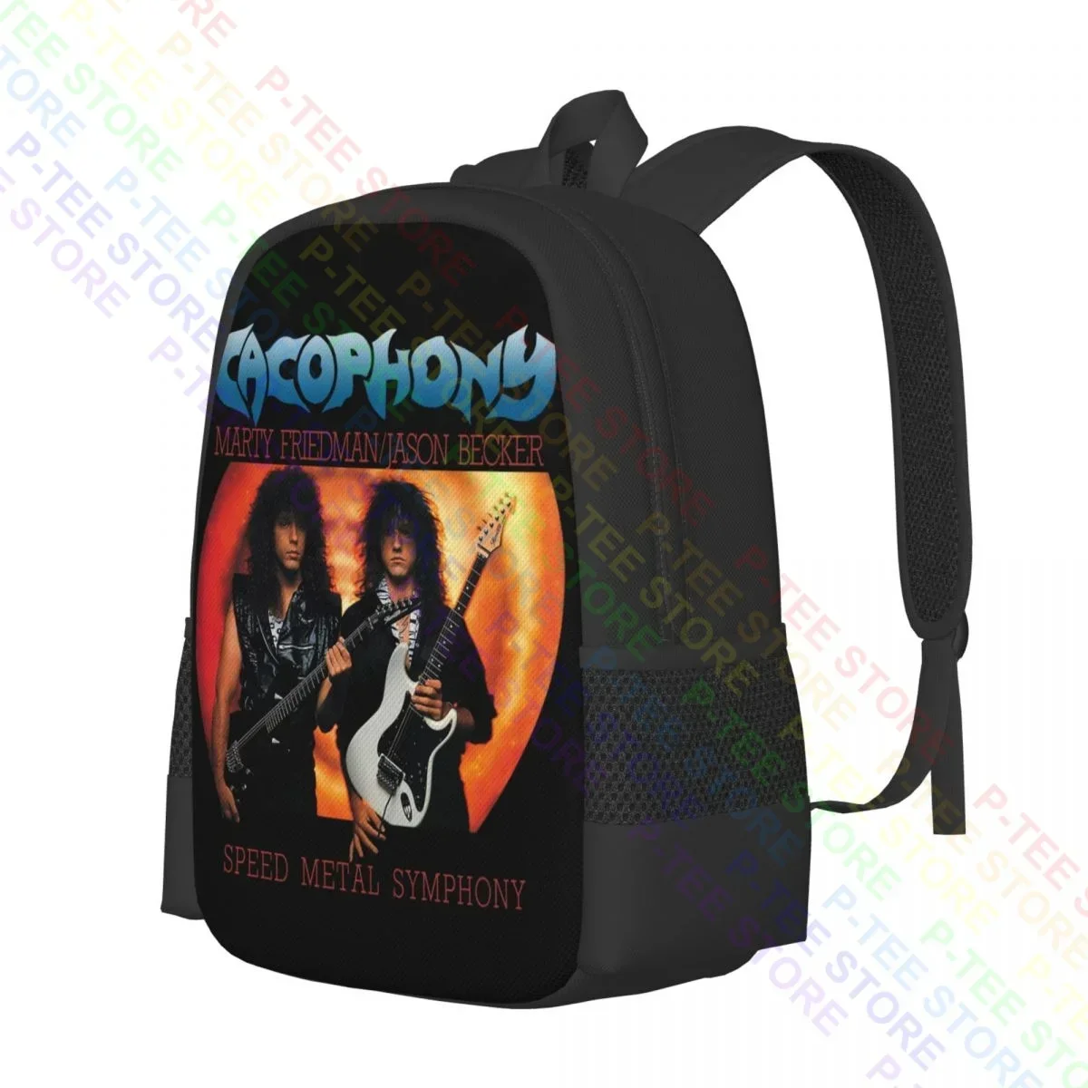 Cacophony Marty Friedman Jason Becker Speed Metal SymphonyBackpack Large Capacity Cute Gymnast Bag