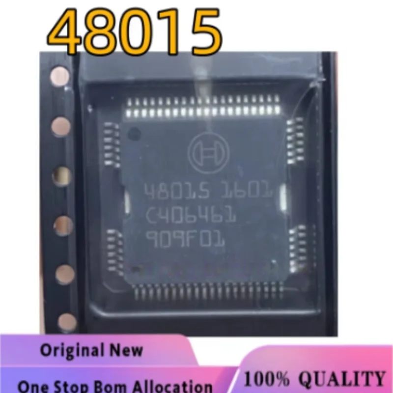 5PCS New original 48015 48017 HQFP64 Car for  Engine ECU Computer Board IC