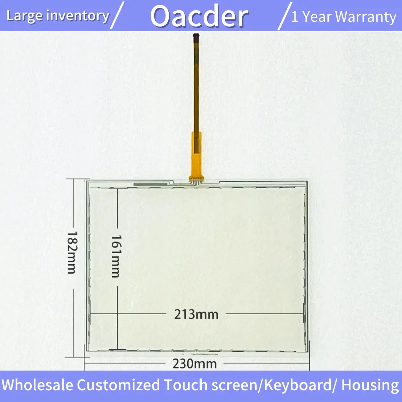 Touch Screen Panel Glass Digitizer for PH41231525 Rev.B P0312-0323-0821 FPC-695NB TouchScreen Panel Touch Glass