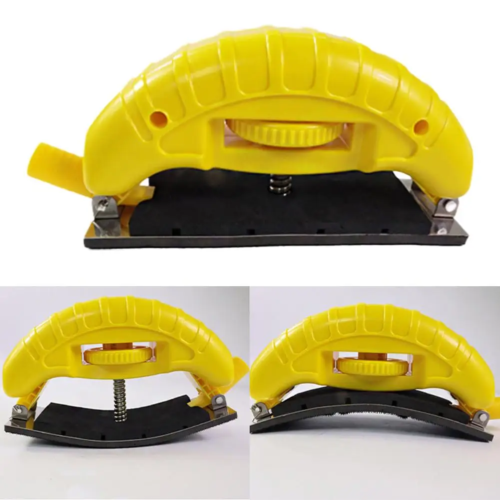 

Ручная шлифовальная пластина 70 198 мм, пружинный крючок и петля, регулируемая автомобильная изогнутая краска, наждачная бумага Y3Q2