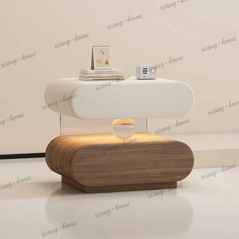 Factory Direct Minimalist Modern Bedside Table With Drawers Italian Rustic Luxury Nightstand Nordic Beautifylife Table De Chevet