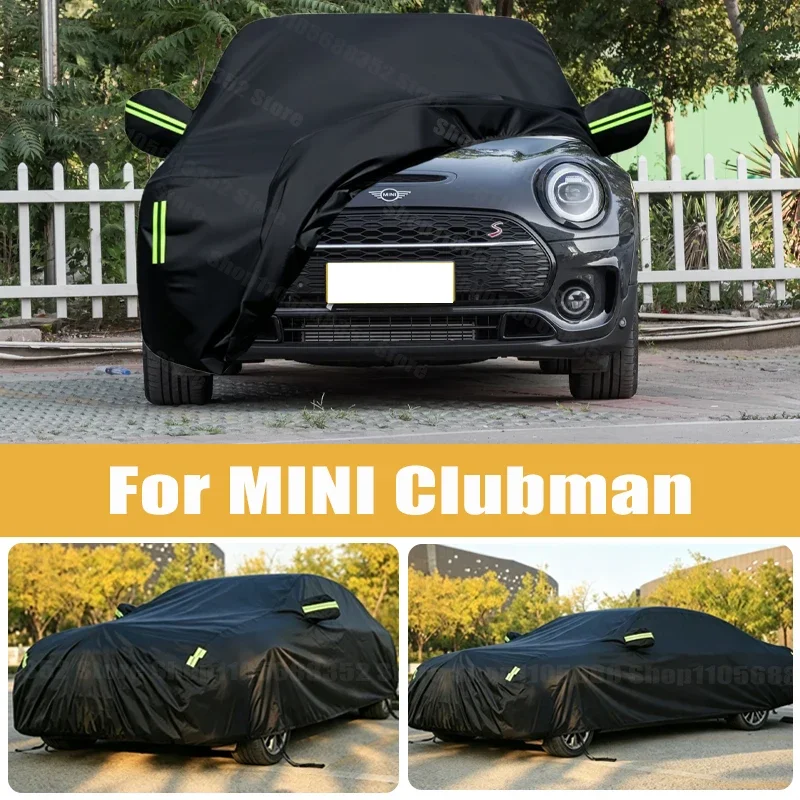 Car Cover Outdoor Protection Full Exterior Snow Cover Sunshade Dustproof Protection Cover Universal For MINI Clubman