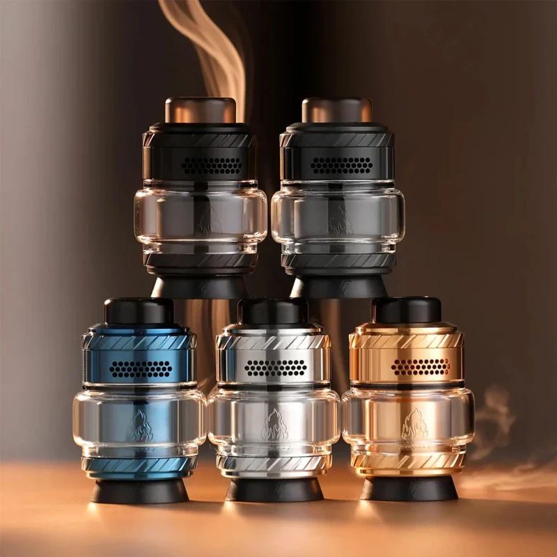 

Новый брендовый распылитель для электронных сигарет ThunderCloud Blaze Max Pro RTA 5,5/8,5 мл с двойной катушкой, 28 мм, танк с Майком Vapes