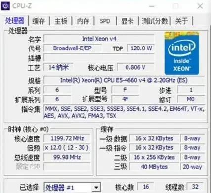 Оригинальный процессор Intel Xeon E5-4660V4 QS 2,20 ГГц, 16 ядер E5 4660 V4 40 МБ E5-4660 V4 LGA2011-3, бесплатная доставка E5 4660V4