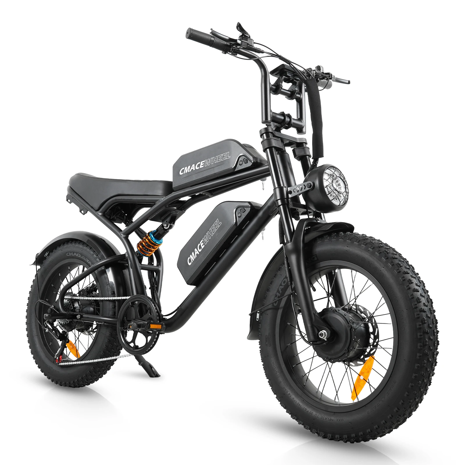 Cmacewheel Q20MAX Electric Bicycle 2x500W Dual Drive 48V/18ah 20 Inch Thick Tire 20 * 4.0 Electric Bike for City Commuting