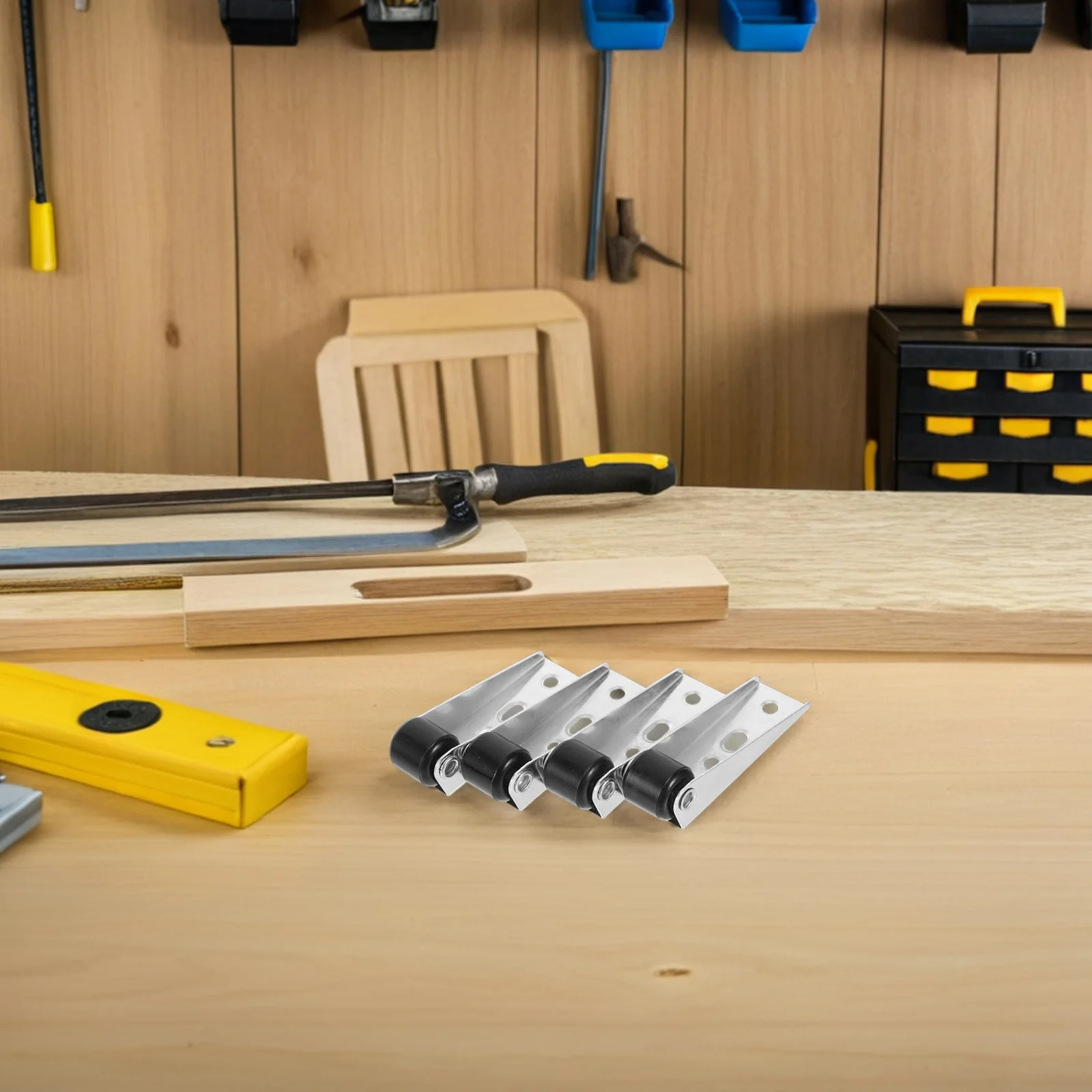 

4Pcs Sliding Door Track Pulley Roller Heavy Duty Mute Caster Wheel for Furniture Closet Cabinet Wardrobe Sliding Door Roller