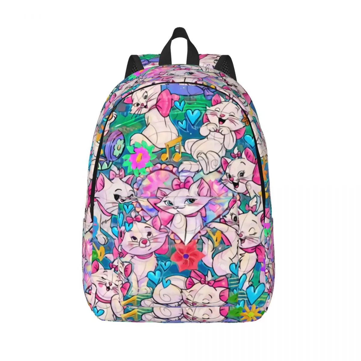 

Холщовые рюкзаки для женщин и мужчин с рисунком манги, водонепроницаемые школьные портфели с рисунком кота Мари для колледжа