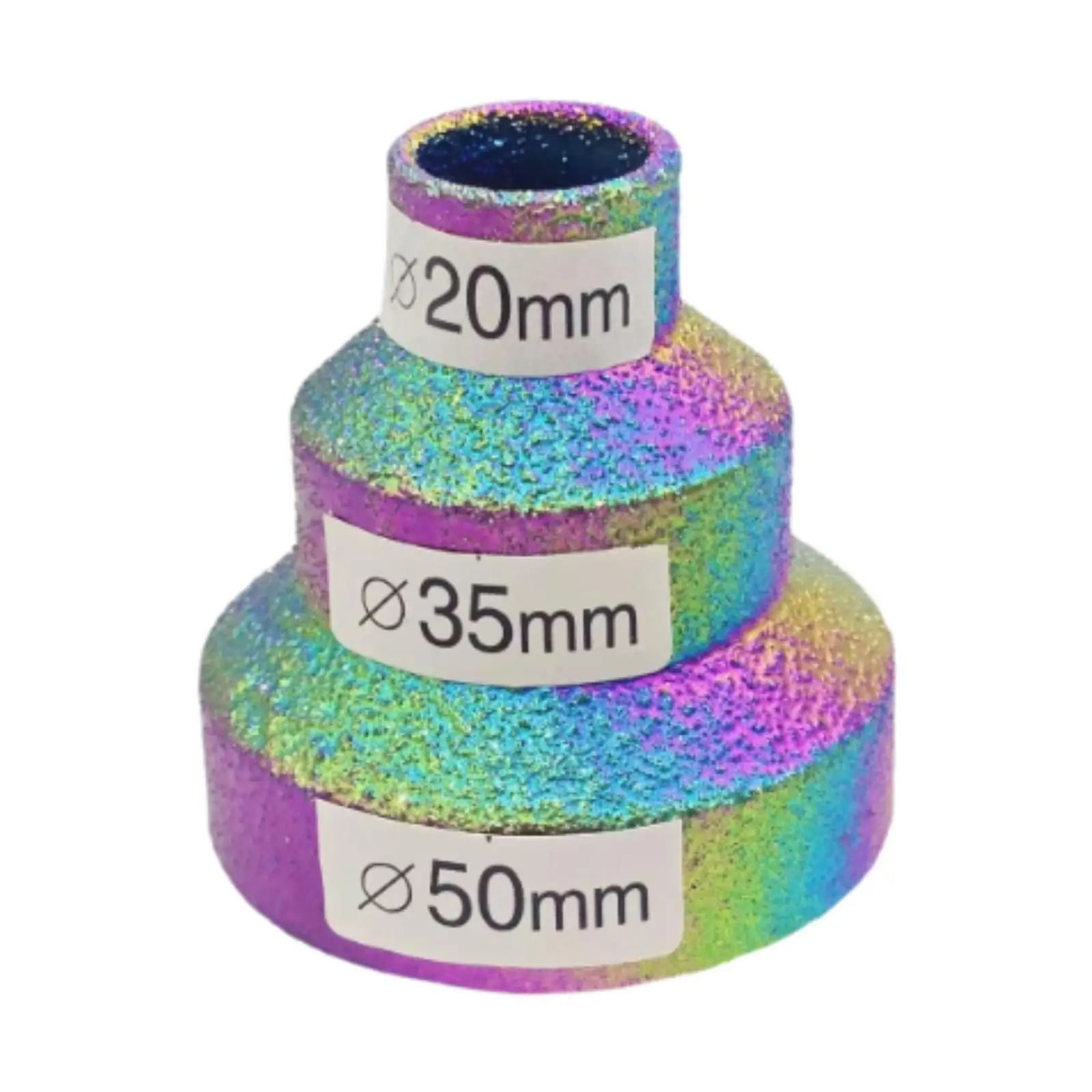 

Diamond Step Drill Bit Sturdy Reamer Multilayered 20/35/55mm Beveling Chamfer Bit for Existing Holes Metal Marble Tile Trimming