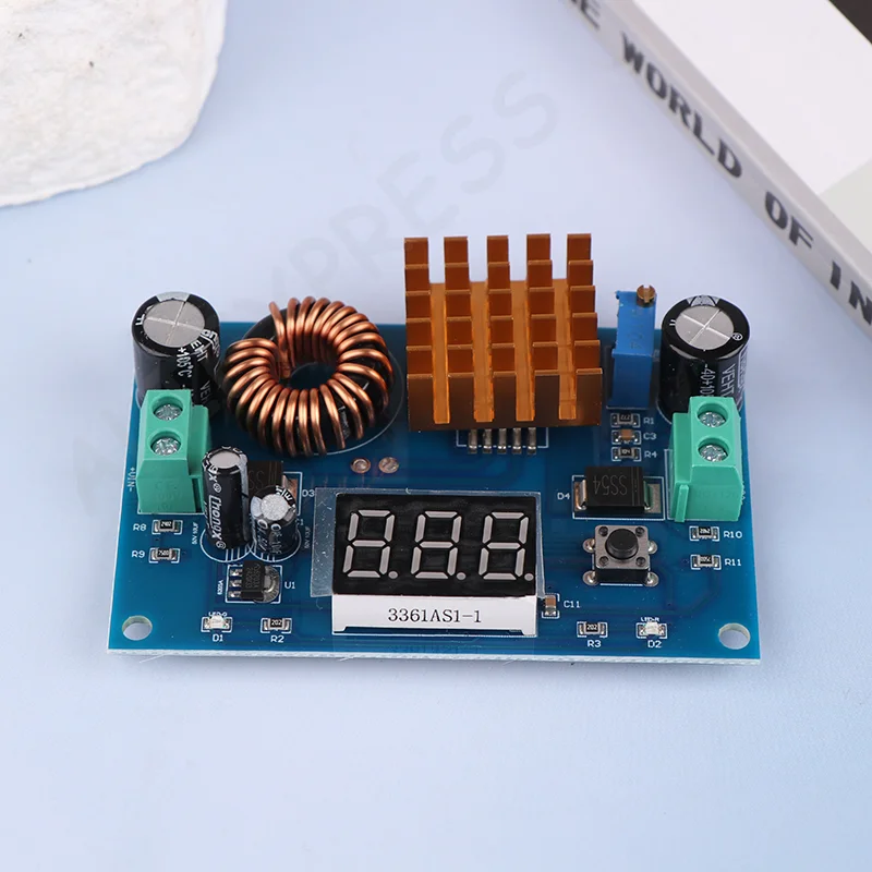[G]XH-M411 DC 3V-35V To DC 5V-45V Boost Converter Module Voltage Regulator Adjustable Step Up Voltmeter Digital Display Module