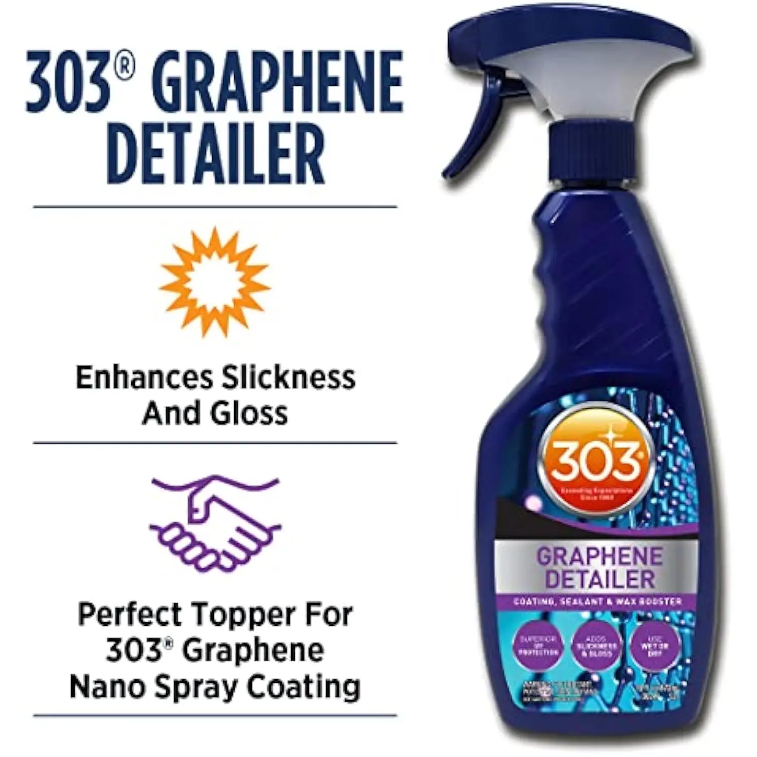 Car Protection Kit - Graphene Nano Spray Coating, Graphene Detailer, Automotive Protectant, Microfiber Towels