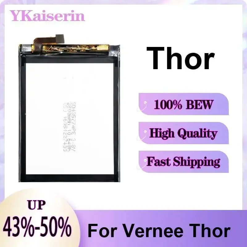 

2800mAh For Vernee Thor Stable Power Supply Premium Replacement Mobile Phone Battery
