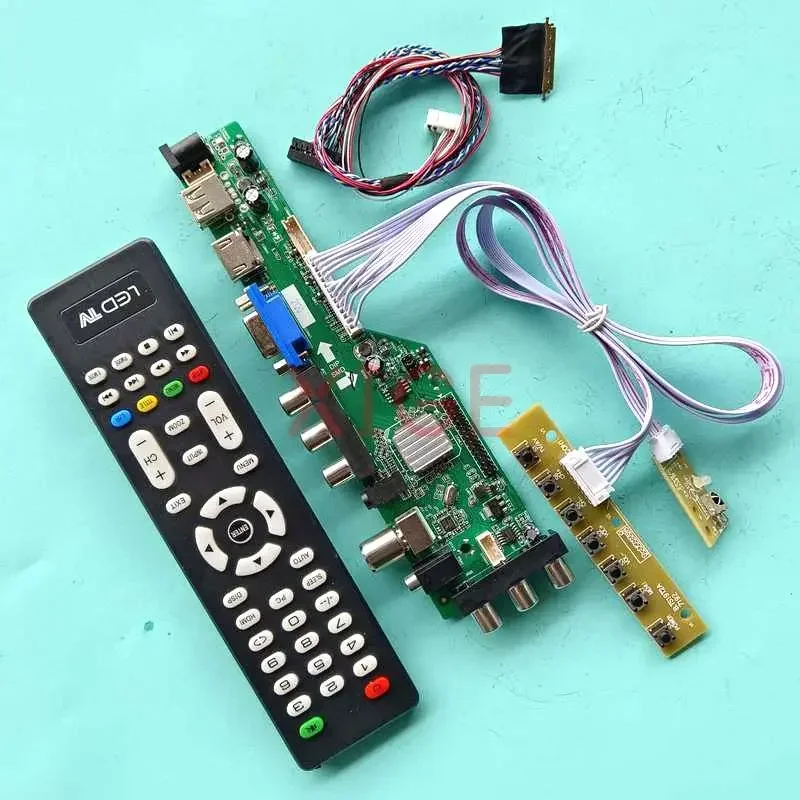 

Controller Driver Board For LTN101NT02-001/101/A04/C01 10.1" USB/DHMI/VGA/AV Laptop Screen DVB-T/C 1024x600 LVDS 40 Pin DIY Kit