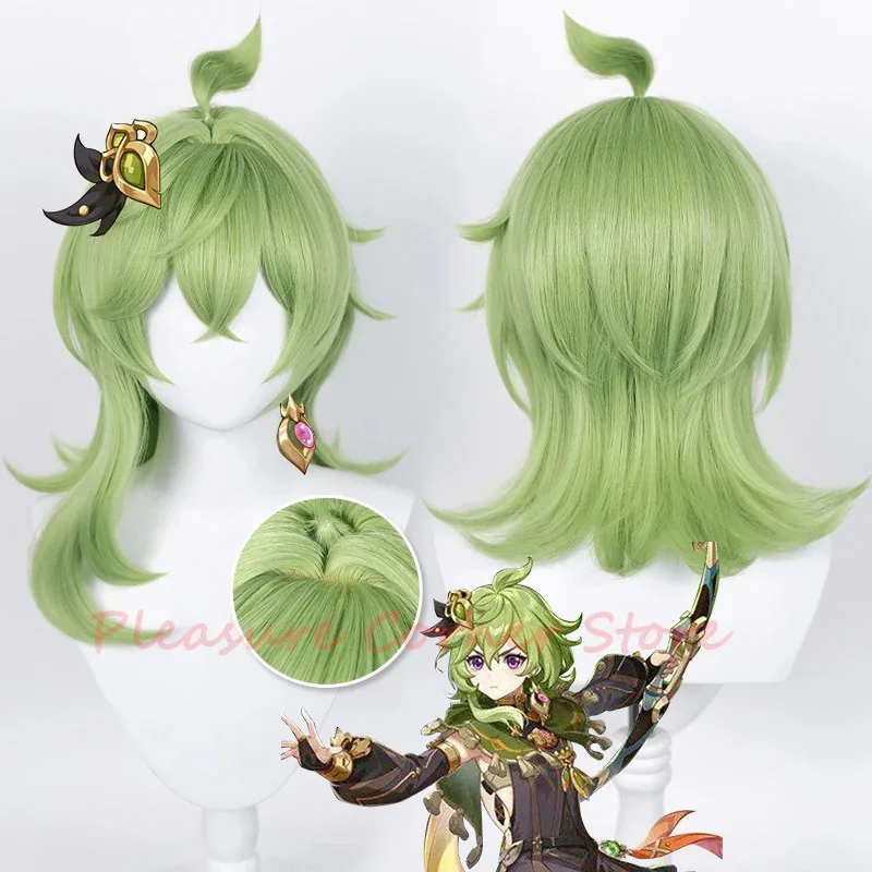 

Sumeru Genshin Impact Collei Cosplay Wig Genshin Impact Collei Pre Styled Anime Heat Resistant Simulation Cosplay Scalp Wigs
