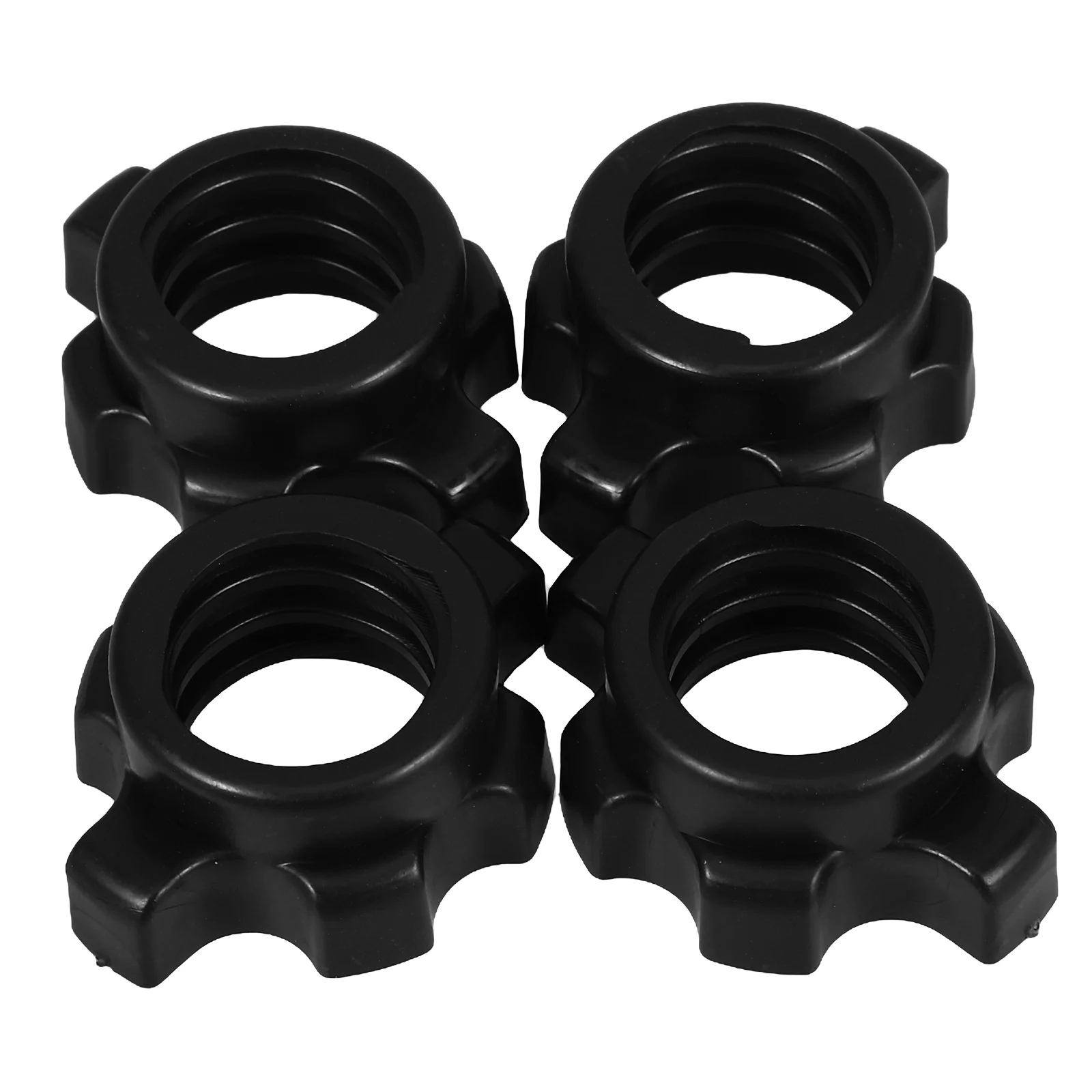 

4 Pcs Dumbbell Bar Nut Accessories Plastic Fixing Screws Gym Equipment Parts Easy Install Remove Fitness Home Use Safe