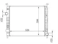 

MFI850034 for engine radiator ALBEA 1,3 (× 34)