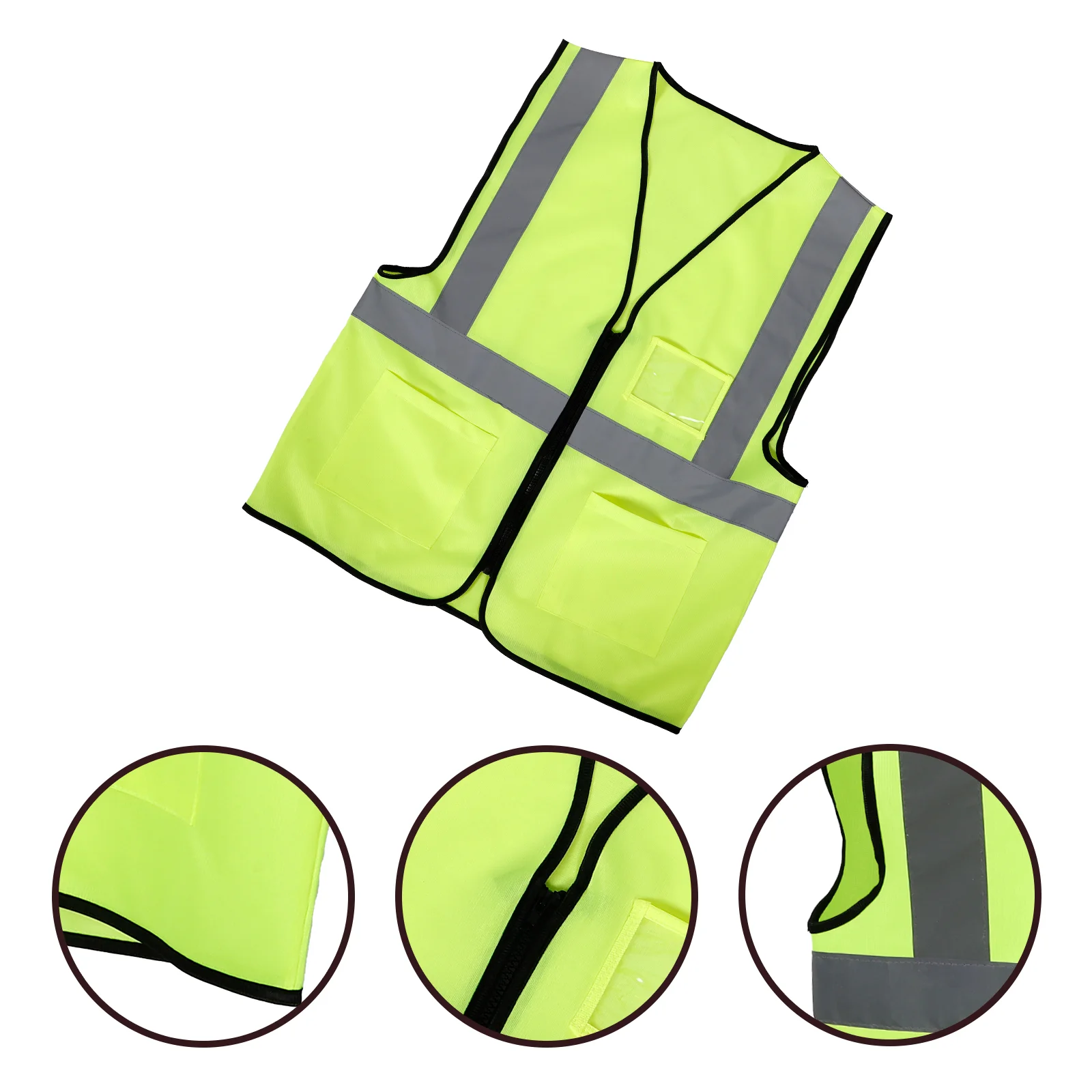 

Reflective Vest Fluorescent Safe Vest Breathable Outdoor Vest High Visibility Vest for Work