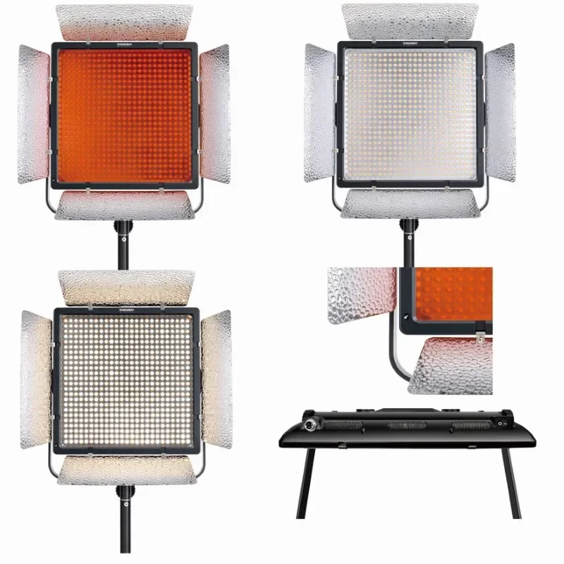 

YONGNUO YN900 II LED Video Light 54W Bi-color 3200K-5600K Photography Lighting Panel Lamp With Bluetooth Control By Phone APP