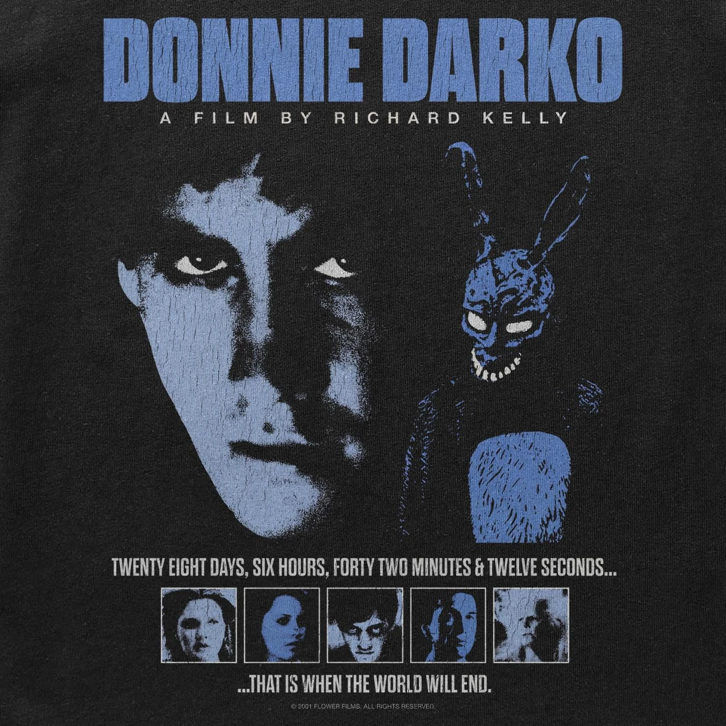 Donnie Darko Movie Poster T-Shirt | Retro Film Art Tee | Psychological Thriller Shirt