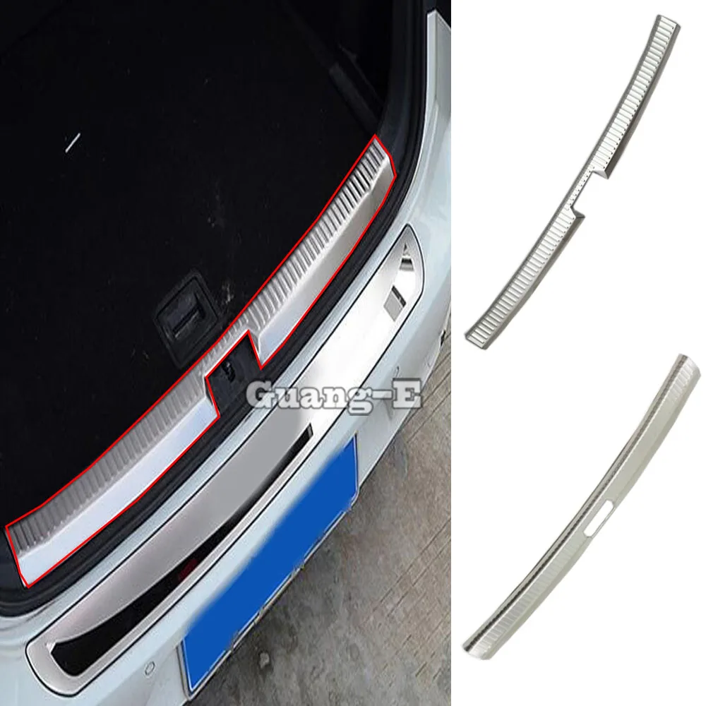 

Car Inside Rear Bumper Tailgate Pedal Strip Trim Plate Threshold For Volkswagen VW Golf7 Golf 7 2014 2015 2016 2017 2018 2019