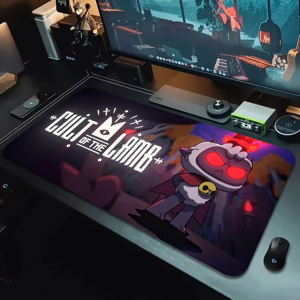 Gioco C-Cult Of The Lamb Mousepad Large Gaming PC Compute Gamer Keyboard Mouses