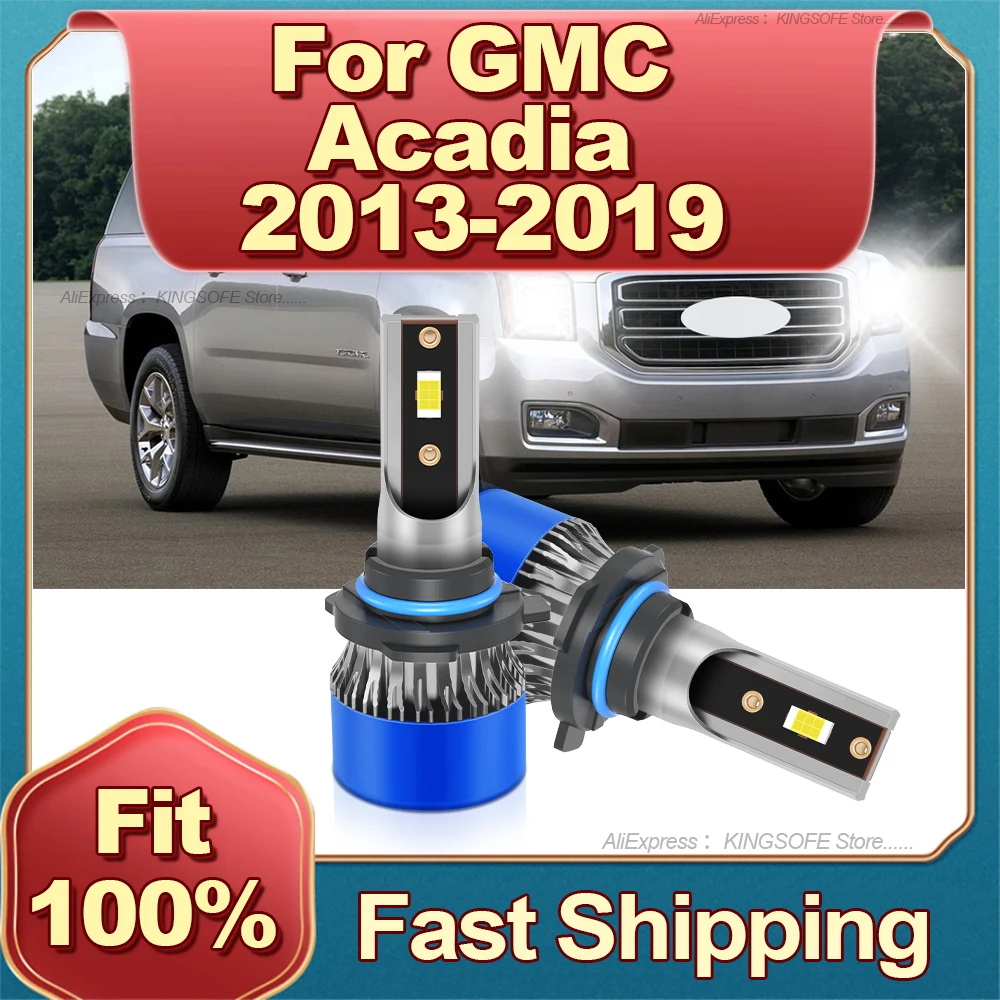

LED 180W Headlamp High Power 9012 Car Headlight 6000K Light Bulbs For GMC Acadia 2013 2014 2015 2016 2017 2018 2019