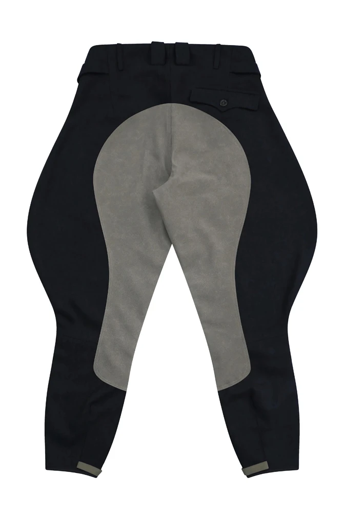 GUWT-004 Elite Youth-pantalones de equitación de lana, color negro