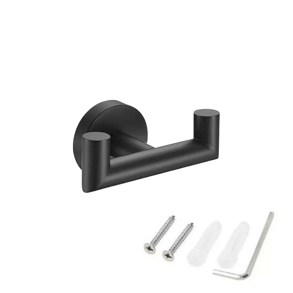 

Storage Rack Wall Coat Clothes Hook Home Decor Bathrobe/Cap Bathroom Towel Hanger Entryway Organizer Stainless Steel