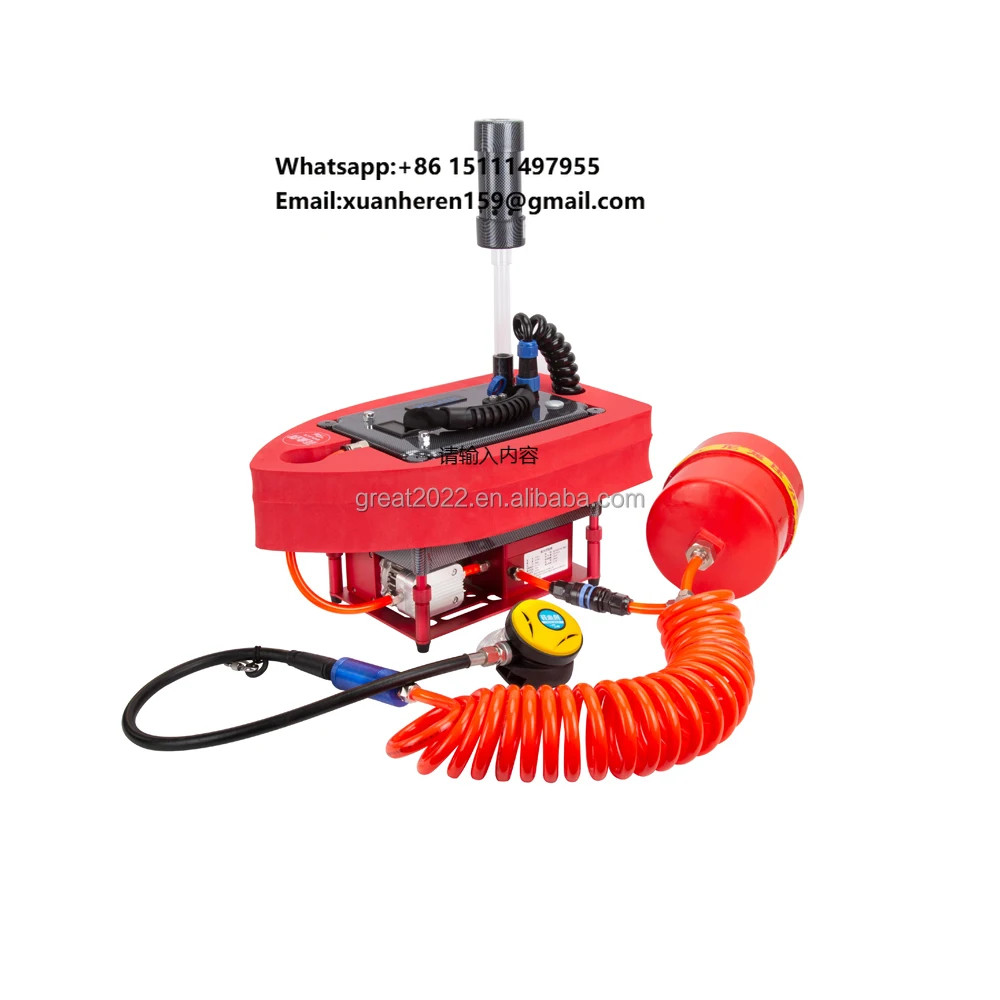WOLACH S6 Scuba Diving Equipment 3.5-hour Dual Drainage System 20 Meters Depth Warranted Waterproof Ventilator Compressors