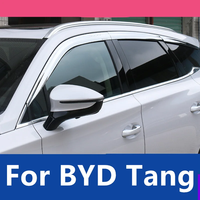 

For BYD Tang 2018-2022 electroplating rain and rain shield modified special window waterproof rain eyebrow baffle high quality