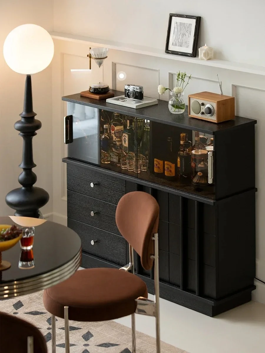 

l5 средневековый стиль обеденная сторона ретро светлый роскошный диван задний шкаф гостиная кофе чайный шкаф