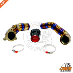 JKVK RACING Titanium Charge pipe Fits For BM W B58   F-series 140i 240i 340i 440i 3.0T